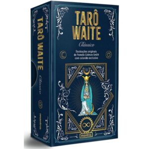 Tarô waite clássico – Deck com 78 cartas ilustradas por Pamela Colman Smith