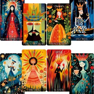 Tzxamsez Wonderland Tarot Deck, Tarot Cards for Beginners, Fortune Telling Cards