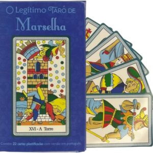 META ATACADO, O Legítimo Tarô Marselha 22 Cartas Plastificadas Com Manual