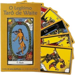 O Legítimo Taro Waite 22 Cartas Plastificado Com Manual