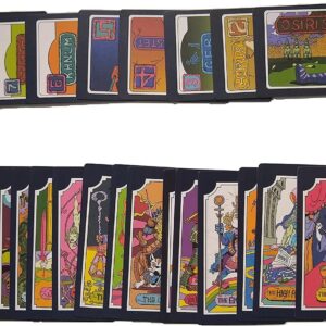 Cartas de tarô de anime de aventura