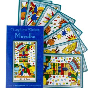 Baralho Tarô Marselha 22 Cartas Plastificadas
