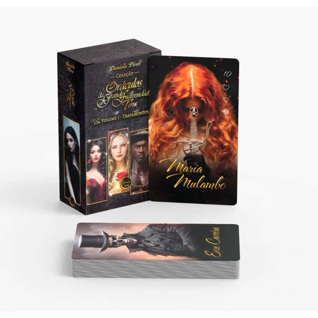 Baralho Tarot dos Exus e Pombagira Tratamento Espiritual de Bolso: Coleção Oráculos da Grande Fraternidade Terra: Baralho Tarô Dos Guardiões Exu Pomba Gira