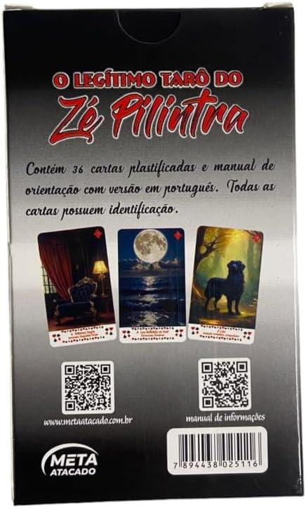 O Legítimo Tarô do Zé Pilintra 36 Cartas Plastificada+Manual - Imagem 6