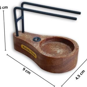 Incensário Suporte Palo Santo 1 vela1 palo Santo Power Proteção Limpeza Energética Descarrego Incenso Natural