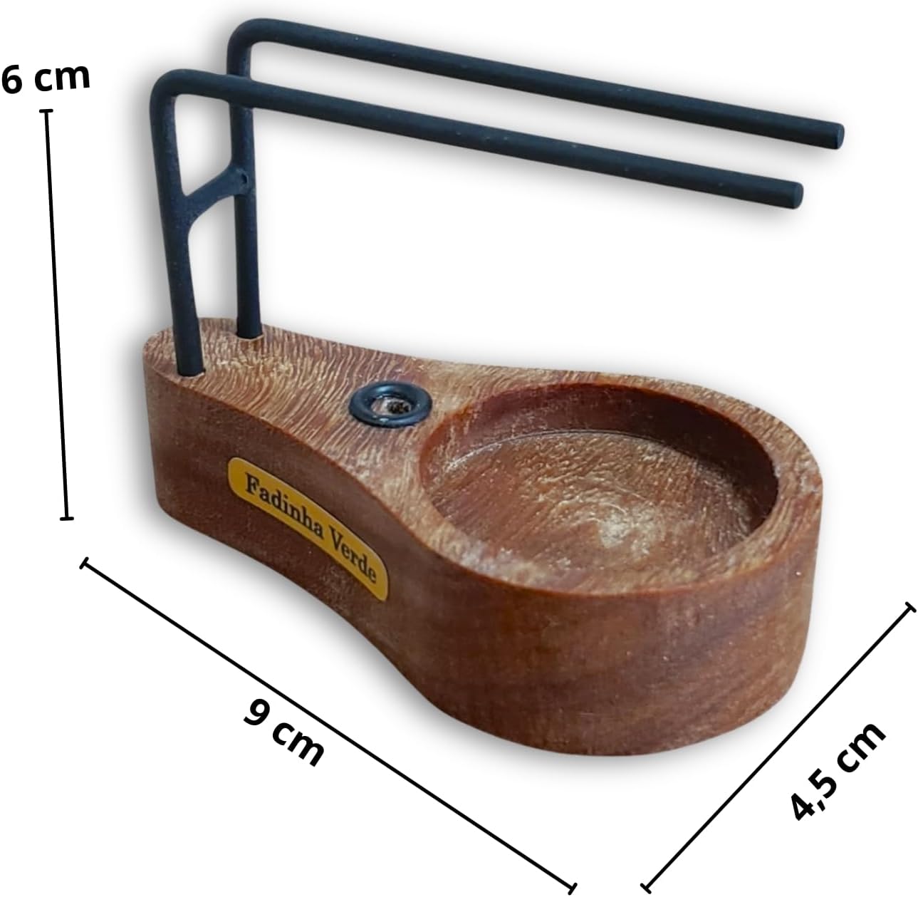Incensário Suporte Palo Santo 1 vela1 palo Santo Power Proteção Limpeza Energética Descarrego Incenso Natural