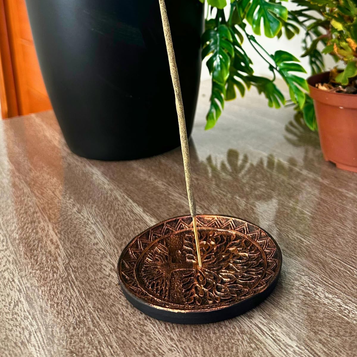 Incensário Vareta árvore da vida queimador de incenso decoração meditação - Imagem 3