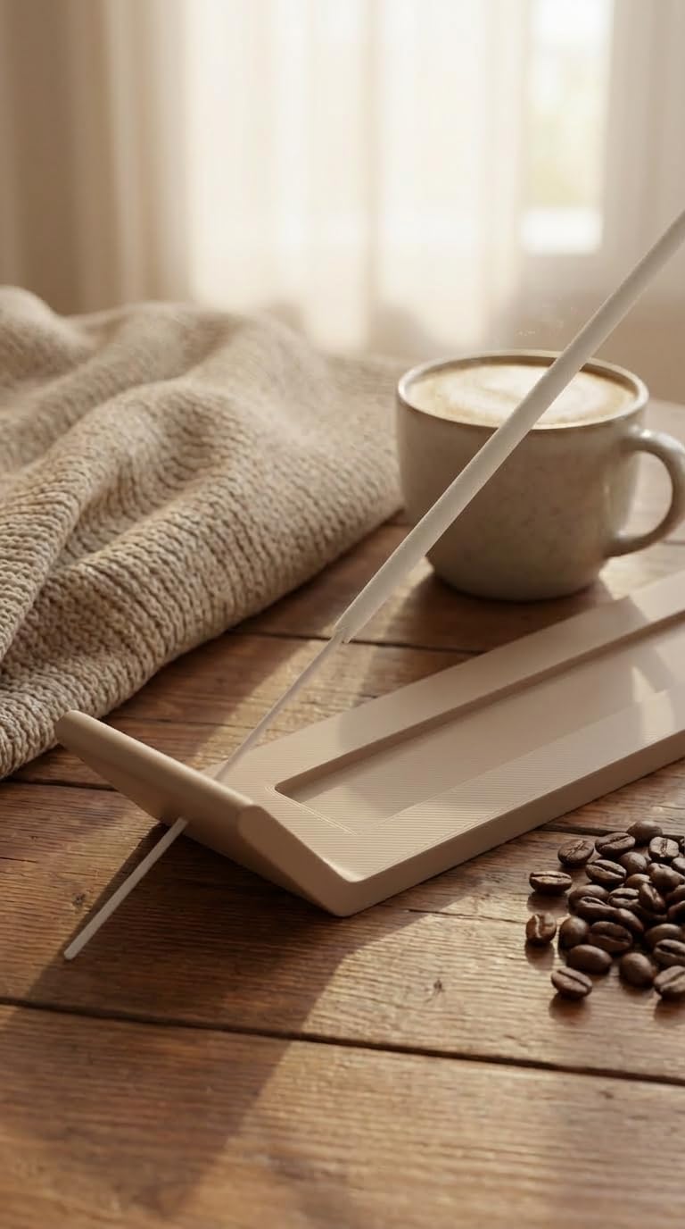 Incensário Minimalista Sereno (Capuccino)
